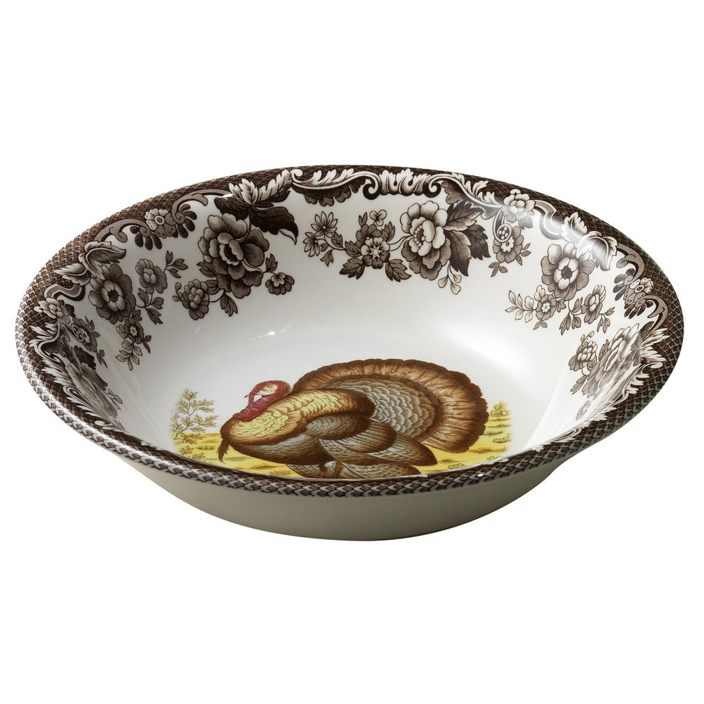 Spode Woodland Cereal Bowl - American Turkey