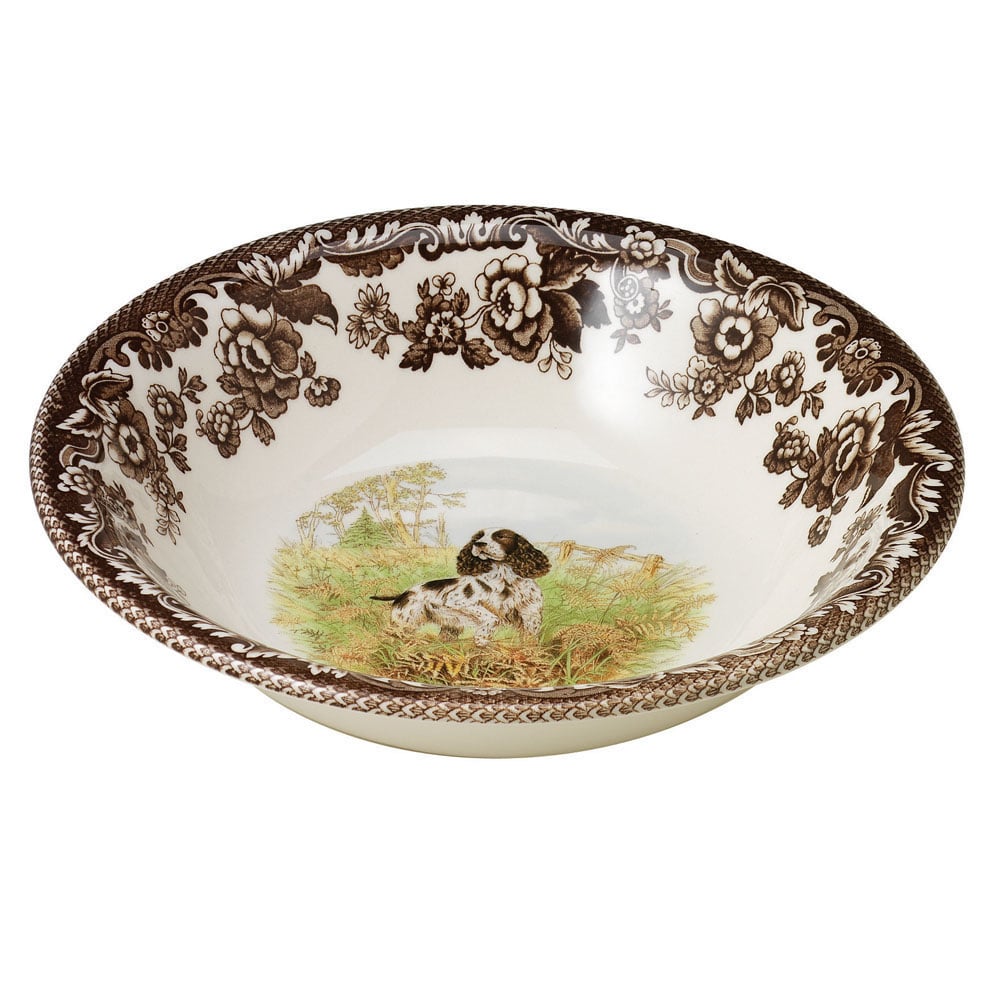 Spode Woodland Ascot Cereal Bowl - Springer Spaniel