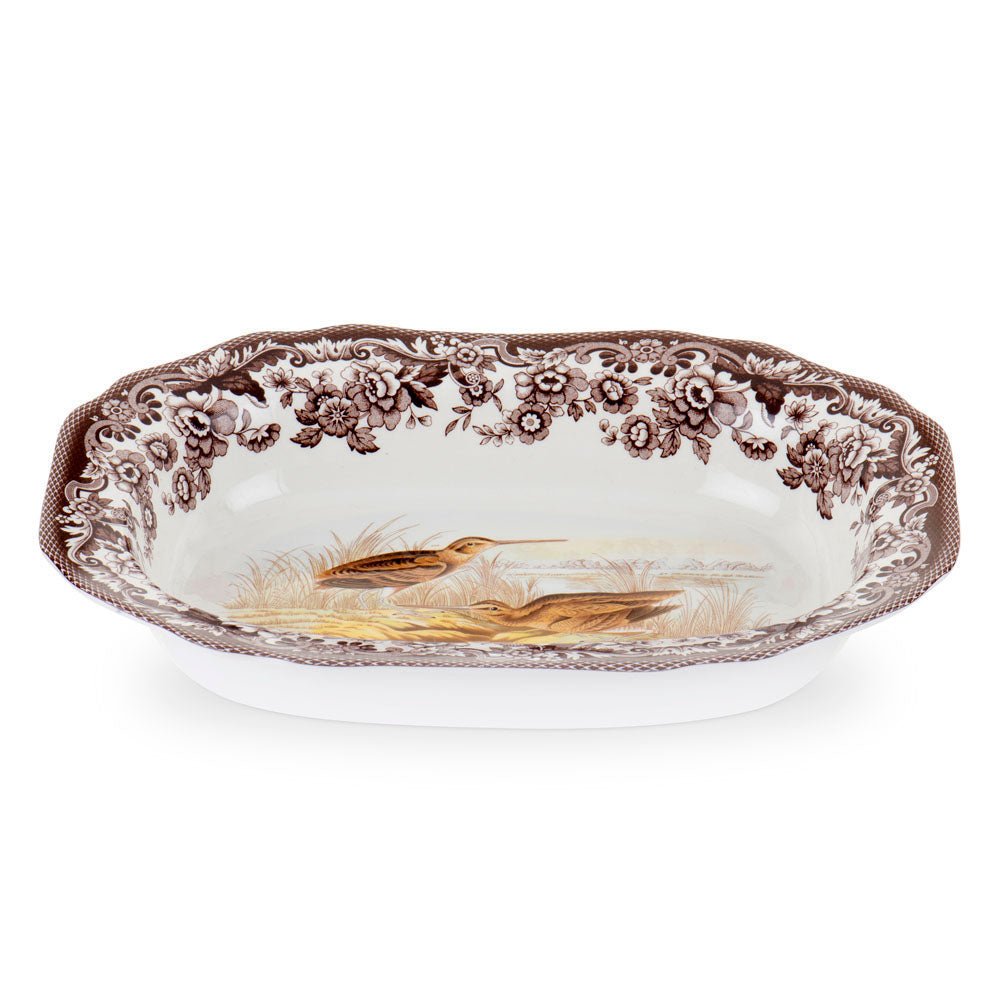 Spode Woodland Open Vegetable Dish Large - Robert's-SPODE | PORTMERION-Robert's