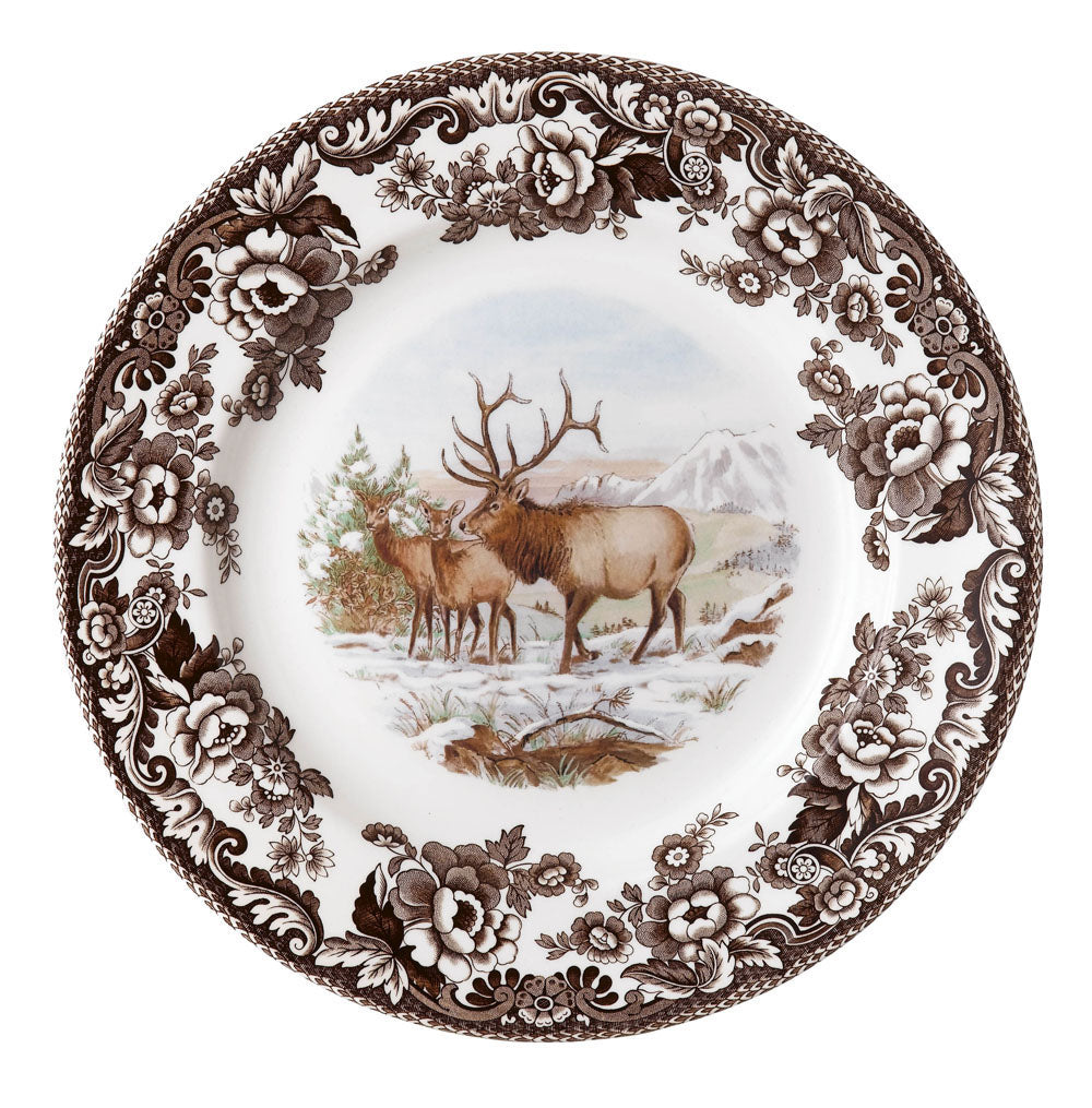 Spode Woodland Salad Plate - Elk