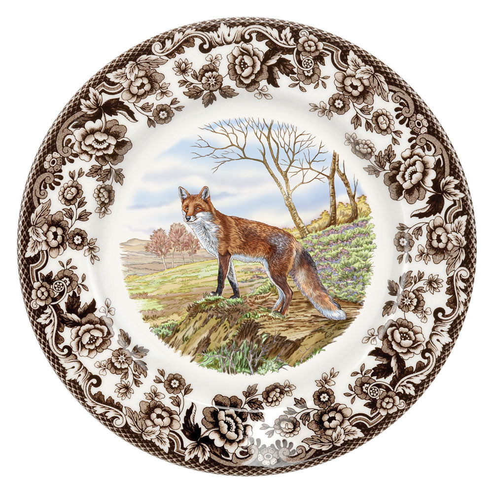 Spode Woodland Salad Plate - Red Fox