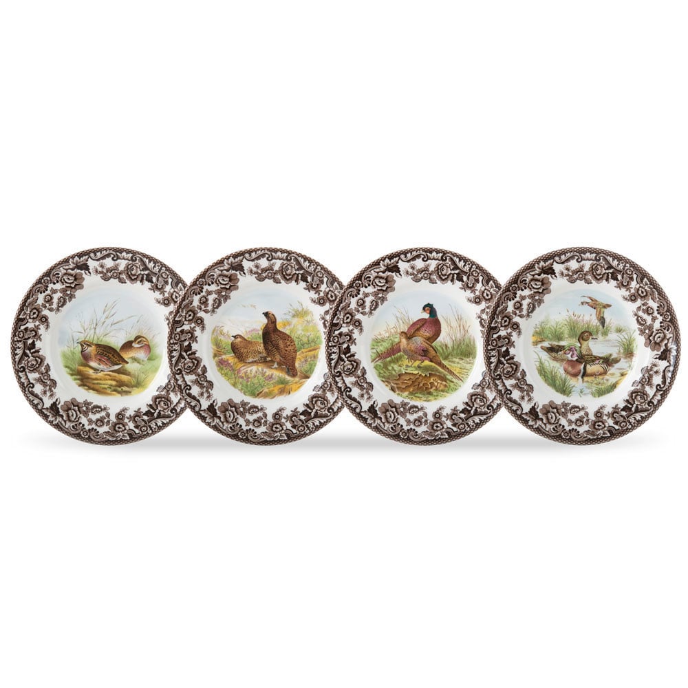 Spode Woodland Set of For Canape Plates - 6.5in - Robert's-SPODE | PORTMERION-Robert's