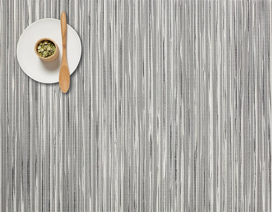 Rib Weave Rectangle Placemat - Pearl