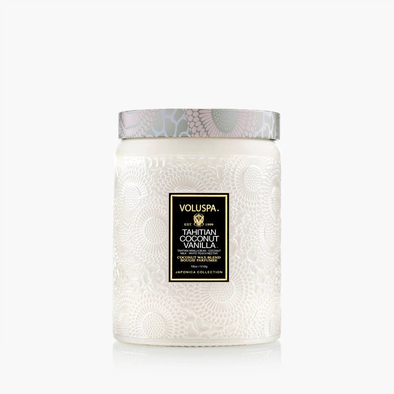 Tahitian Coconut Vanilla Large Jar Candle - Robert's-VOLUSPA-Robert's