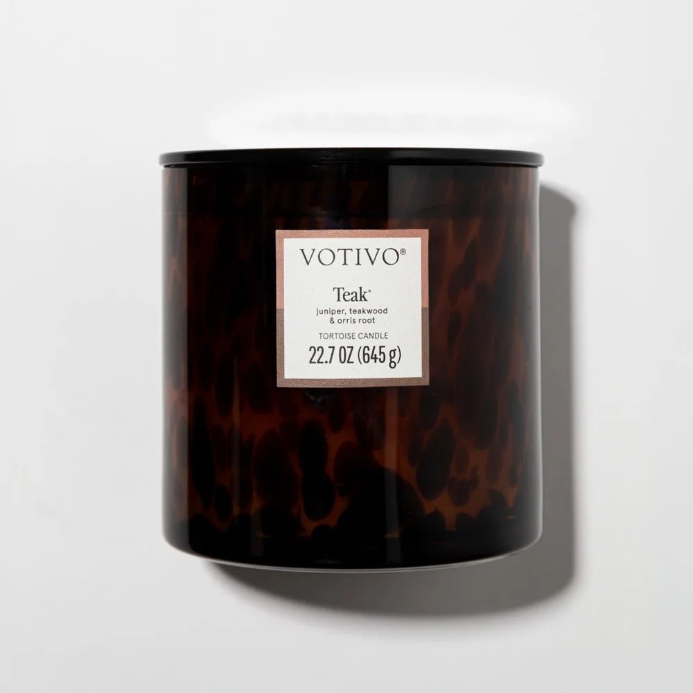 Teak Tortoise Candle - Robert's-VOTIVO-Robert's