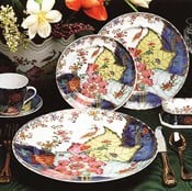 Tobacco Leaf Dinner Plate - Robert's-MOTTAHEDEH-Robert's