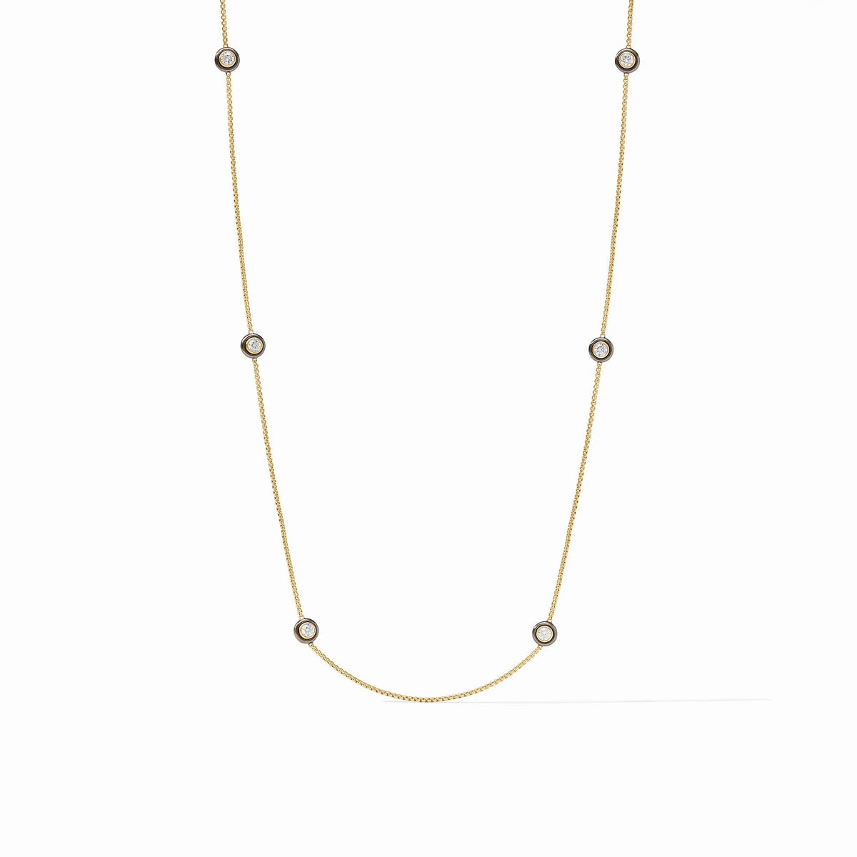 Tribeca Station Necklace Mixed Metal - Robert's-Julie Vos-Robert's