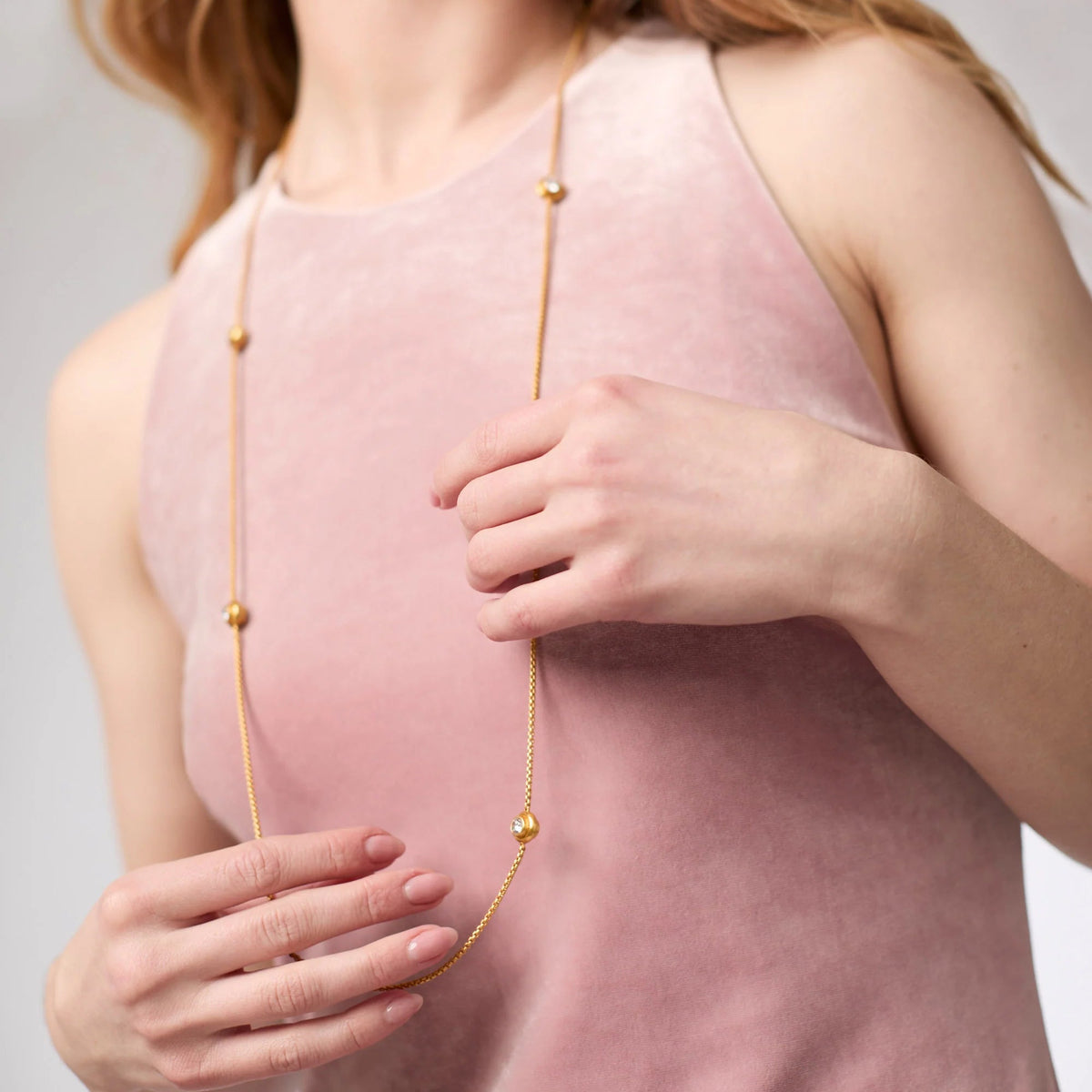 Tribeca Station Necklace Mixed Metal - Robert's-Julie Vos-Robert's