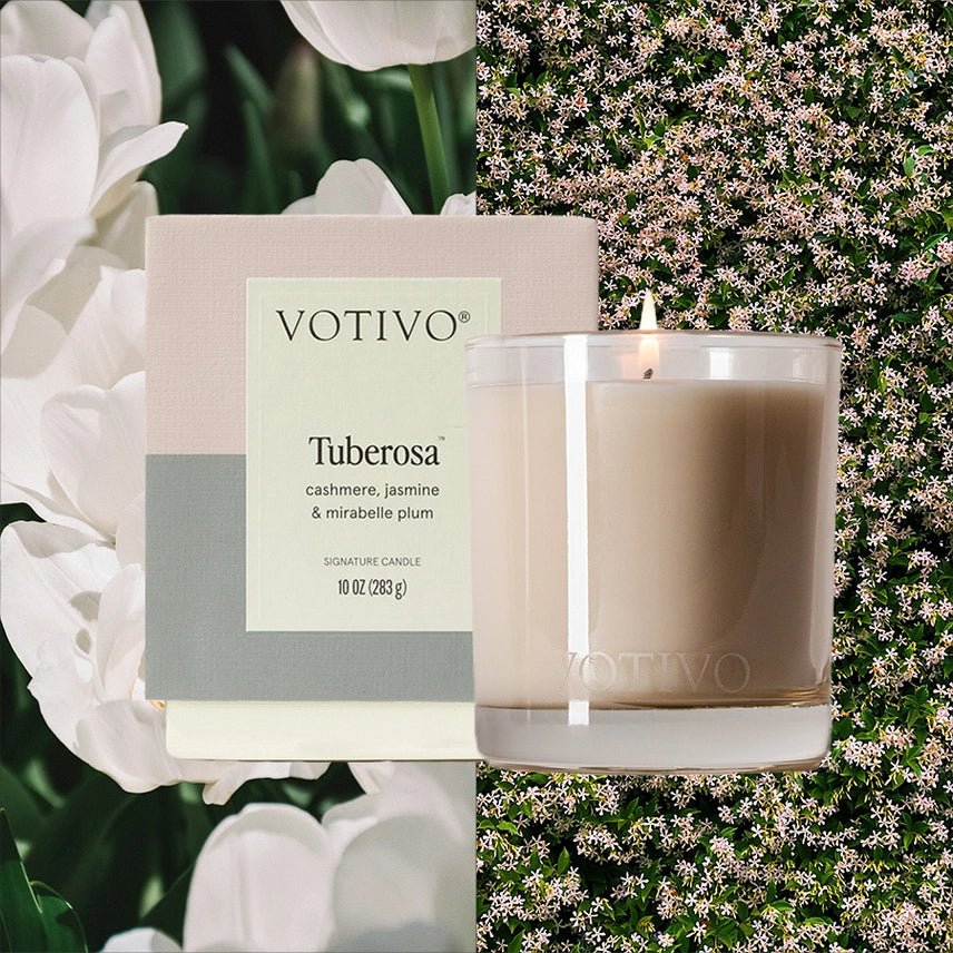Tuberosa Signature 10 oz Signature Candle - Robert's-VOTIVO-Robert's