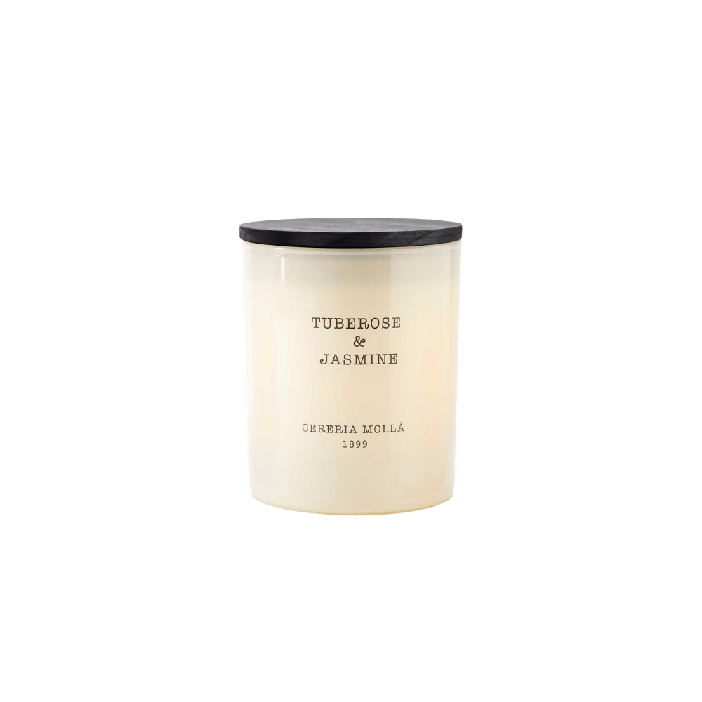 Tuberose Jasmine Ivory Candle 8oz - Robert's-Cereria Molla 1899-Robert's