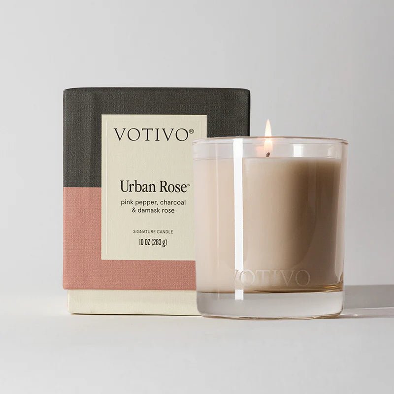 Urban Rose 10 oz. Signature Candle - Robert's-VOTIVO-Robert's
