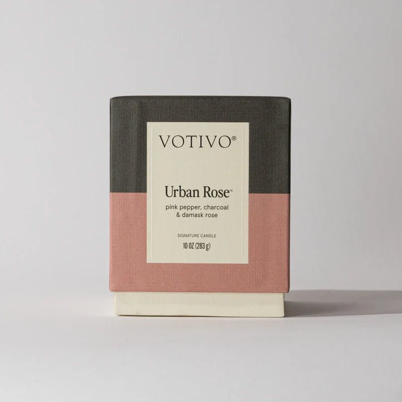 Urban Rose 10 oz. Signature Candle - Robert's-VOTIVO-Robert's