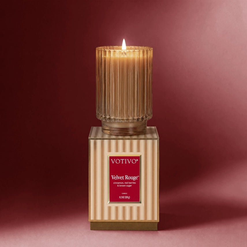 Velvet Rouge Holiday Candle - Robert's-VOTIVO-Robert's