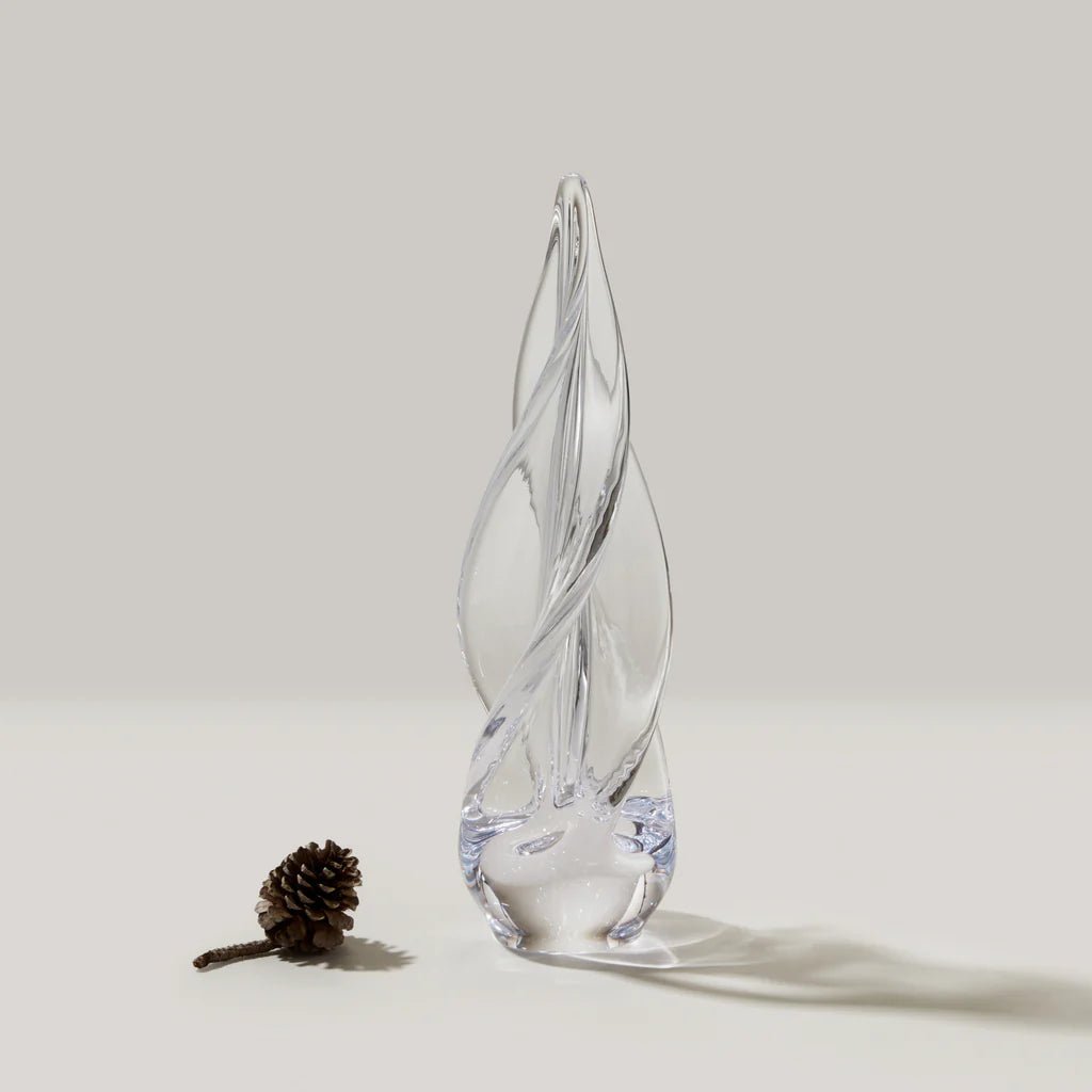 Vermont Evergreen Spiral Four Sided Glass Tree - Robert's-SIMON PEARCE-Robert's