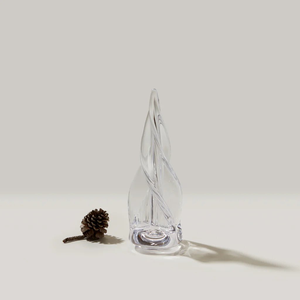 Vermont Evergreen Spiral Four Sided Glass Tree - Robert's-SIMON PEARCE-Robert's