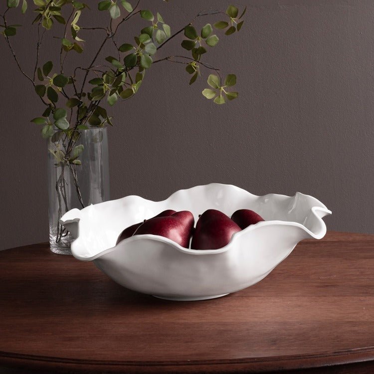 VIDA Havana Extra Large Round Centerpiece White - Robert's-Beatriz Ball Collection-Robert's