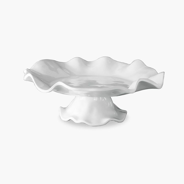 VIDA Havana Pedestal Cake Plate White - Robert's-Beatriz Ball Collection-Robert's