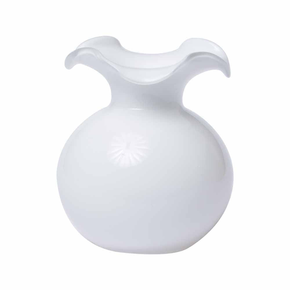 Vietri Hibiscus White Small Vase