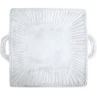 Vietri Incanto Stripe Square Handled Tray - 16.75in