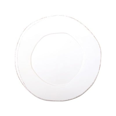 Vietri Lastra Dinner Plate European - White