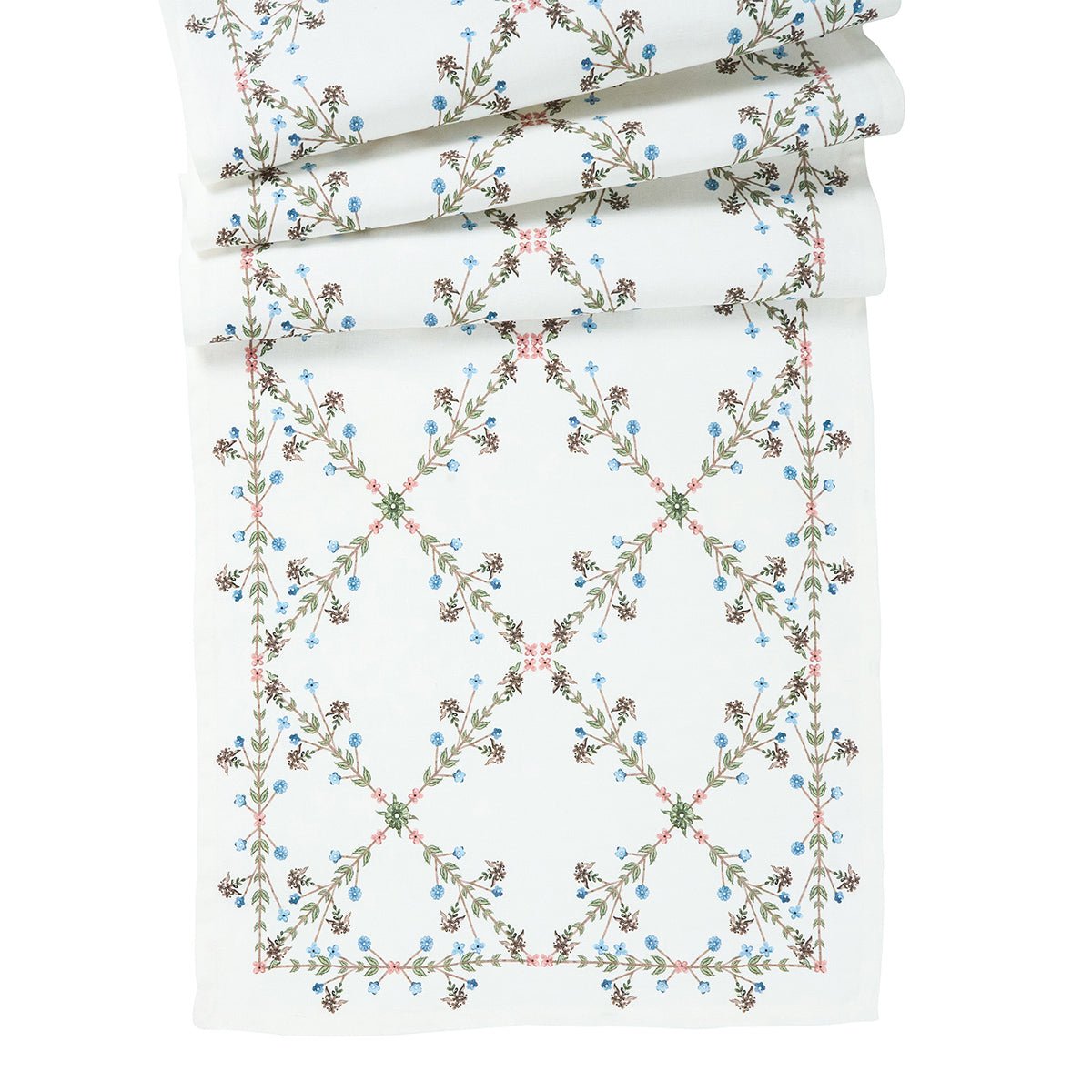 Villa Seville 18" x 90" Table Runner - Chambray - Robert's-Juliska-Robert's