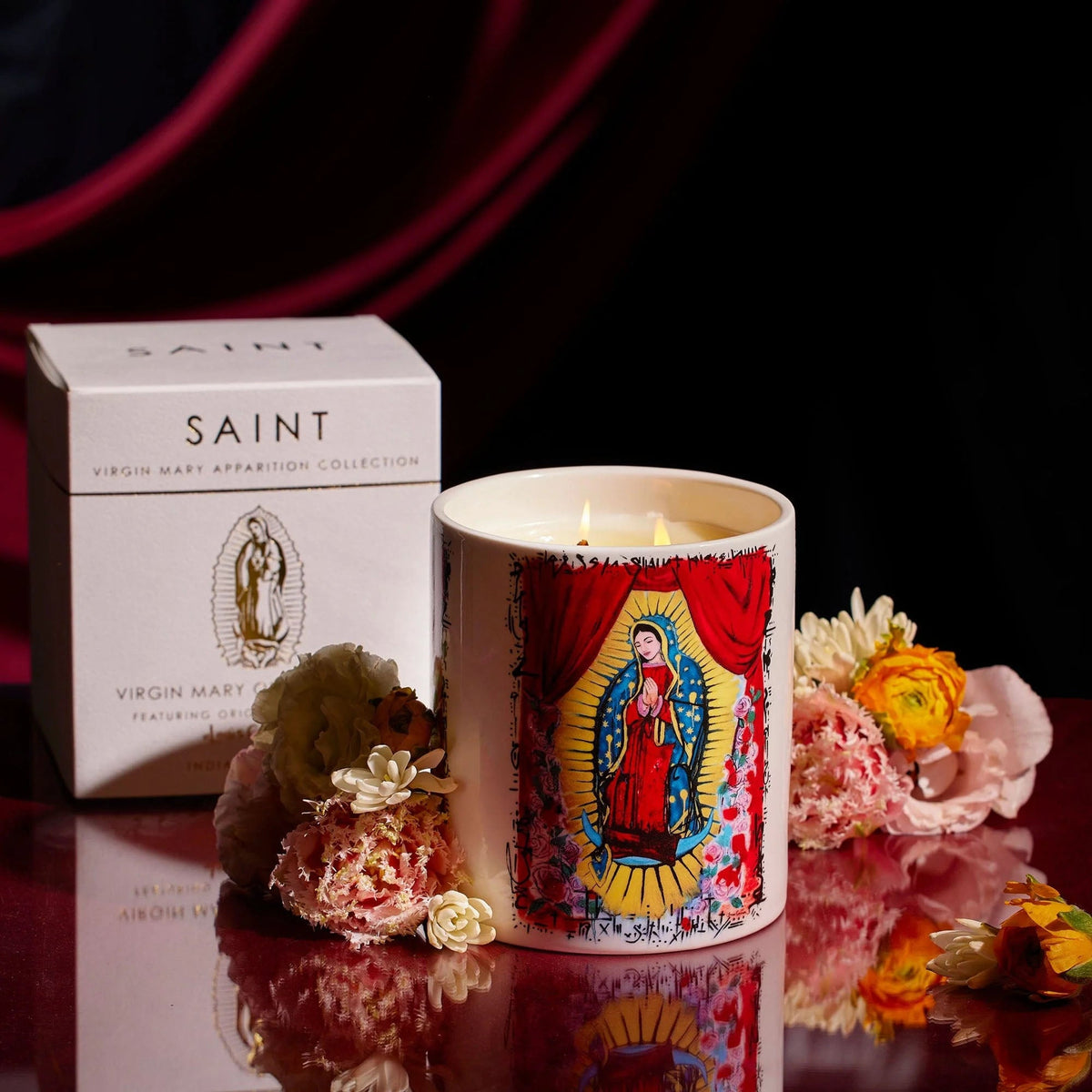 Virgin Mary of Guadalupe Collector's Edition x Louis Carreon Candle - Robert's-SAINT Candles-Robert's