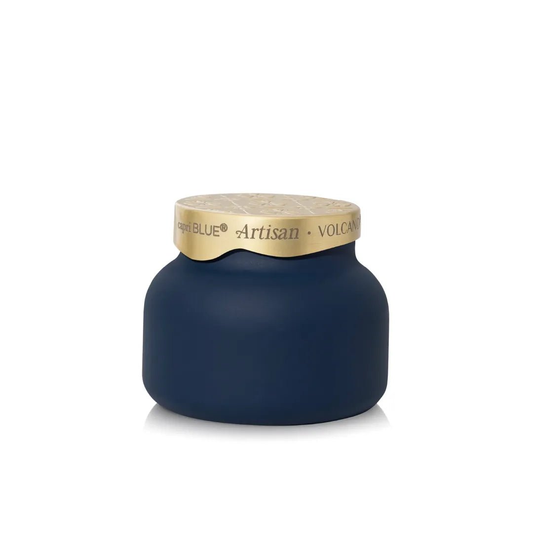Volcano Terrazza Velluto Petite Candle - Robert's-Capri Blue-Robert's