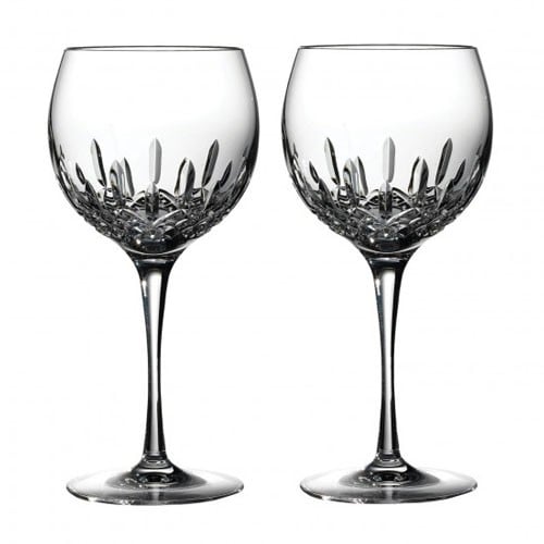 Waterford Lismore Essence Balloon Wine Pair - Robert's-WATERFORD CRYSTAL-Robert's