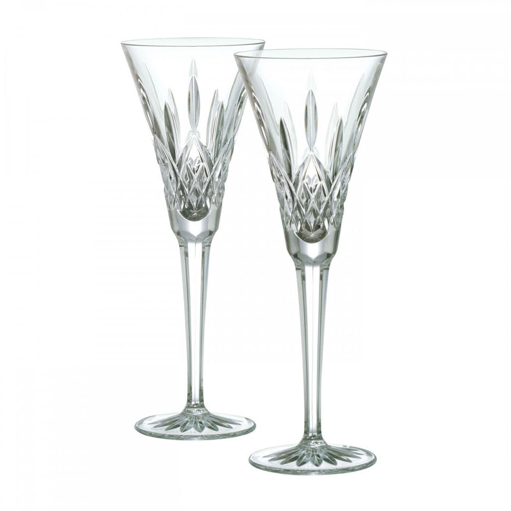 Waterford Lismore Toasting Flutes Pair