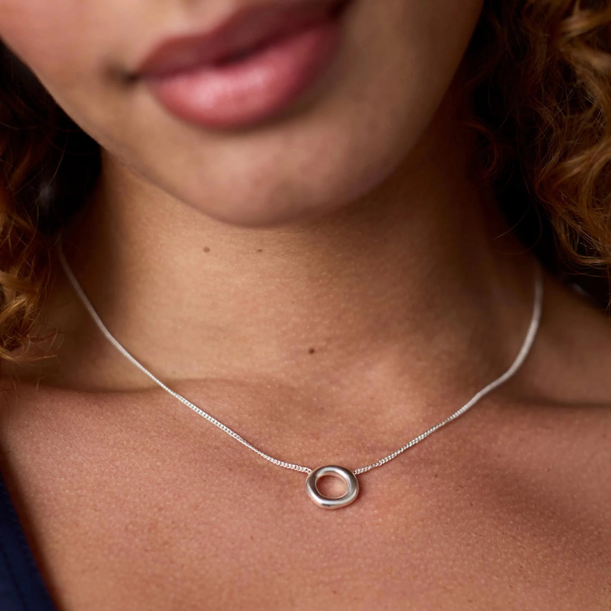 Wave Circle Delicate Necklace - Robert's-Julie Vos-Robert's