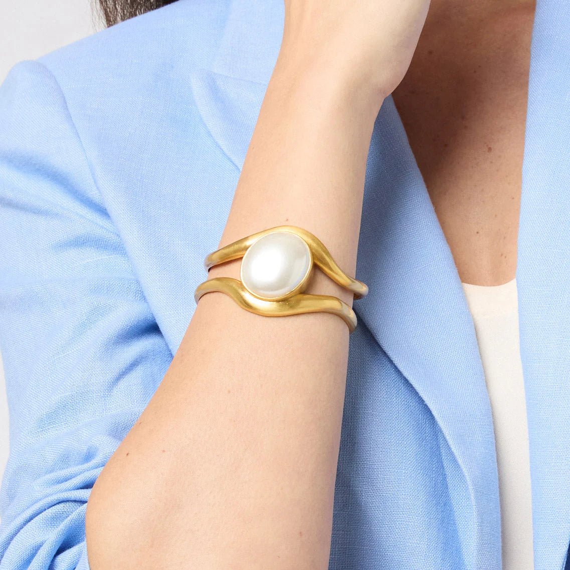 Wave Stone Cuff - Robert's-Julie Vos-Robert's