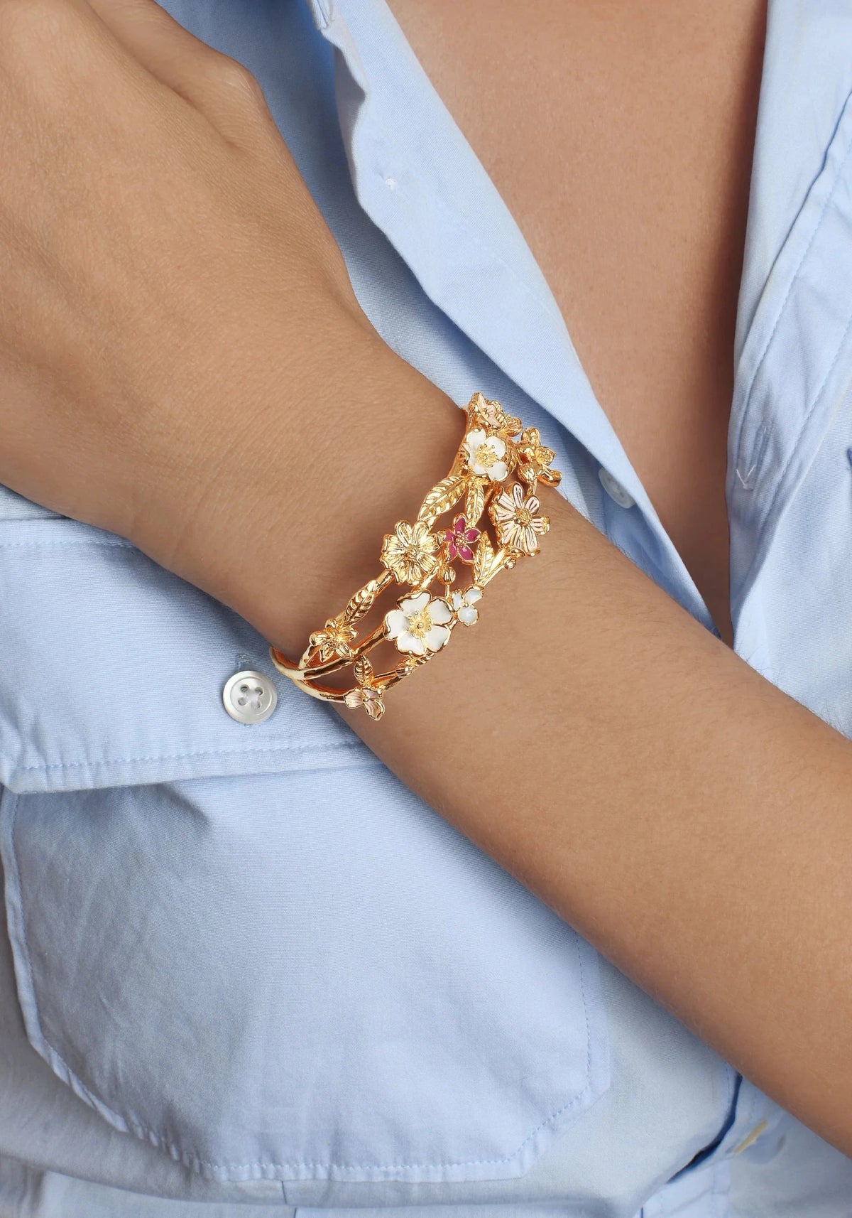 Wildflowers Bangle - Robert's-Anabel Aram-Robert's