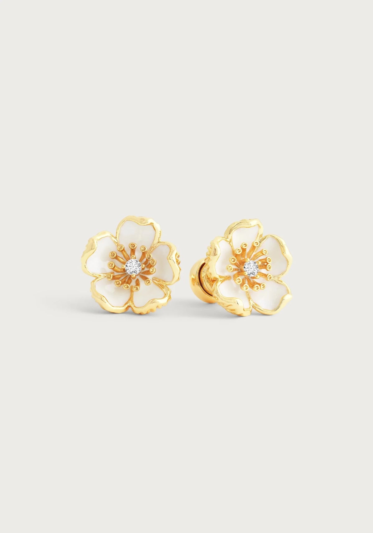 Wildflowers Enameled Stud Earrings - Robert's-Anabel Aram-Robert's