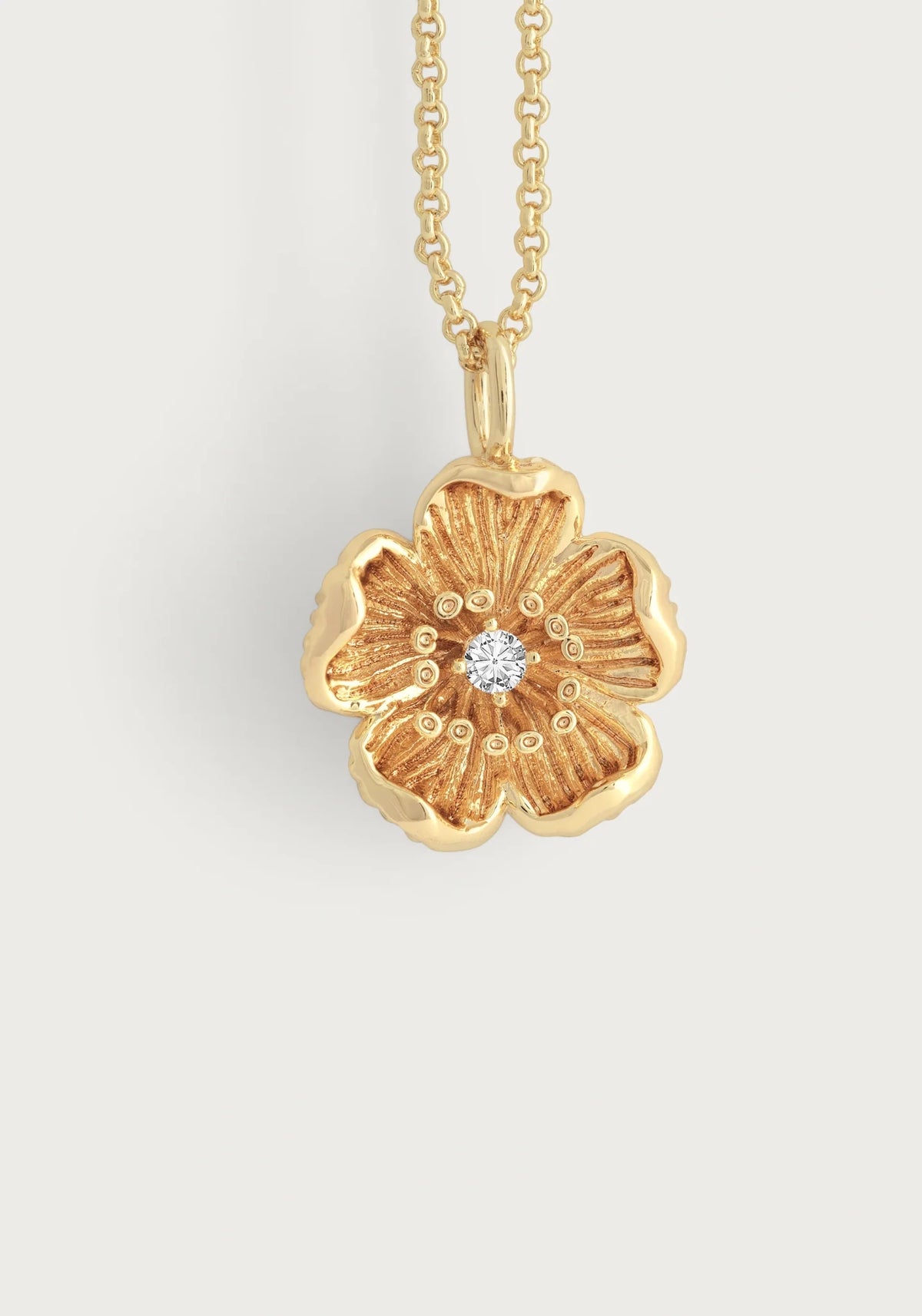 Wildflowers Gold Pendant Necklace - Robert's-Anabel Aram-Robert's