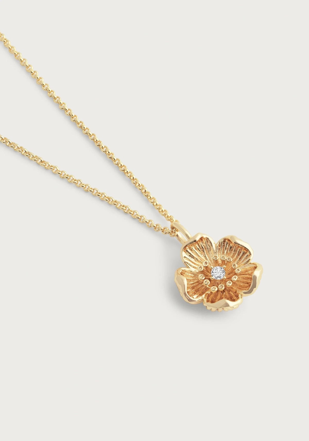 Wildflowers Gold Pendant Necklace - Robert's-Anabel Aram-Robert's