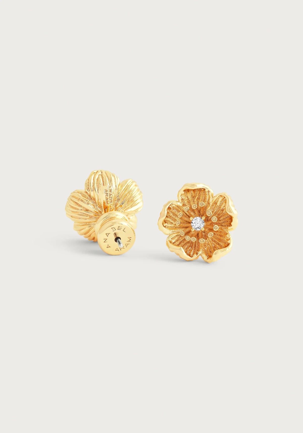 Wildflowers Gold Stud Earrings - Robert's-Anabel Aram-Robert's
