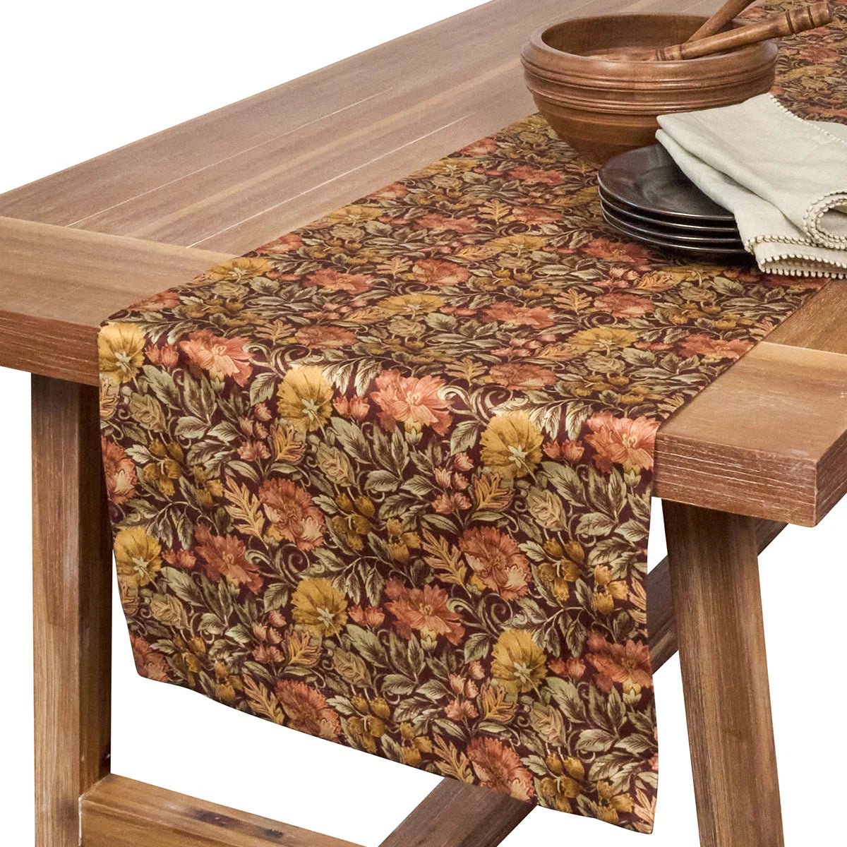 Willa 18" x 90" Table Runner - Amber - Robert's-Juliska-Robert's