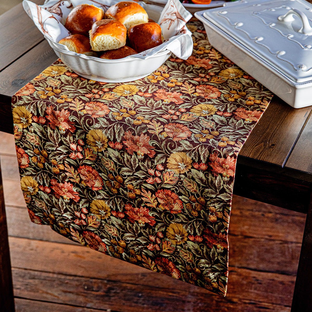 Willa 18" x 90" Table Runner - Amber - Robert's-Juliska-Robert's