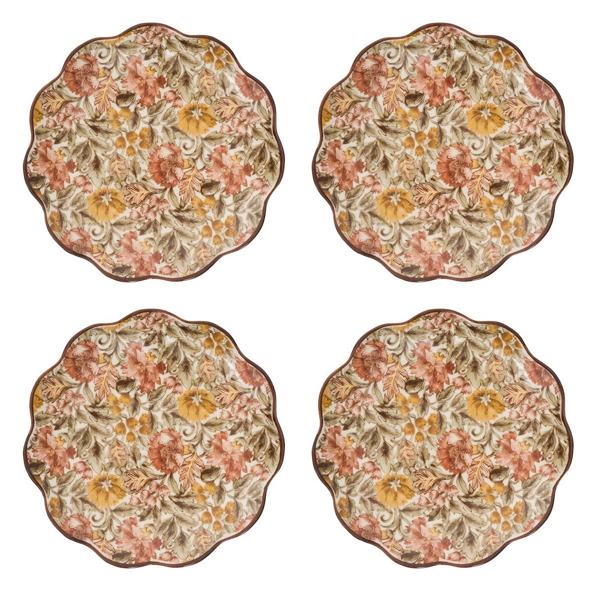 Willa Cocktail Plate Set/4 - Amber - Robert's-Juliska-Robert's