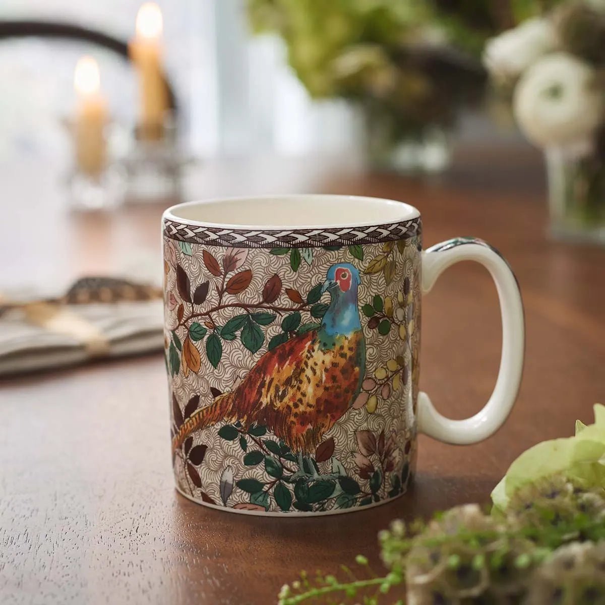 Woodland Accents Mug 9oz, Pheasant - Robert's-SPODE | PORTMERION-Robert's