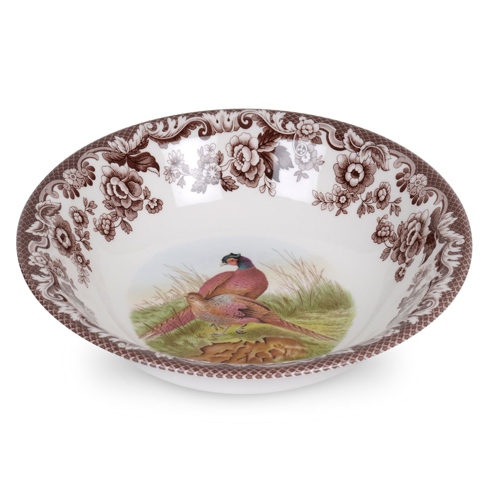 Woodland Ascot Cereal Bowl 8 Inch, Pheasant - Robert's-SPODE | PORTMERION-Robert's