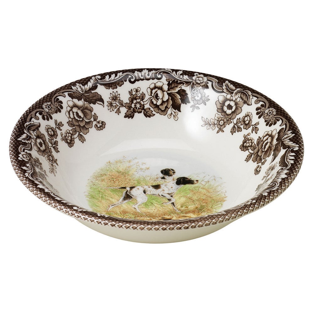 Woodland Ascot Cereal Bowl 8 Inch, Pointer - Robert's-SPODE | PORTMERION-Robert's