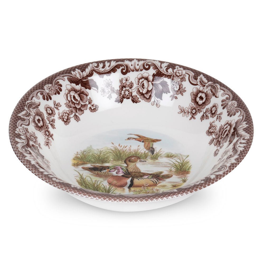 Woodland Ascot Cereal Bowl 8 Inch, Wood Duck - Robert's-SPODE | PORTMERION-Robert's