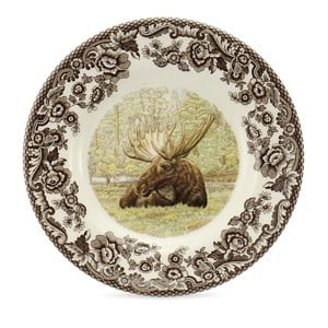 Woodland Bread and Butter Plate 6 Inch, Moose - Robert's-SPODE | PORTMERION-Robert's
