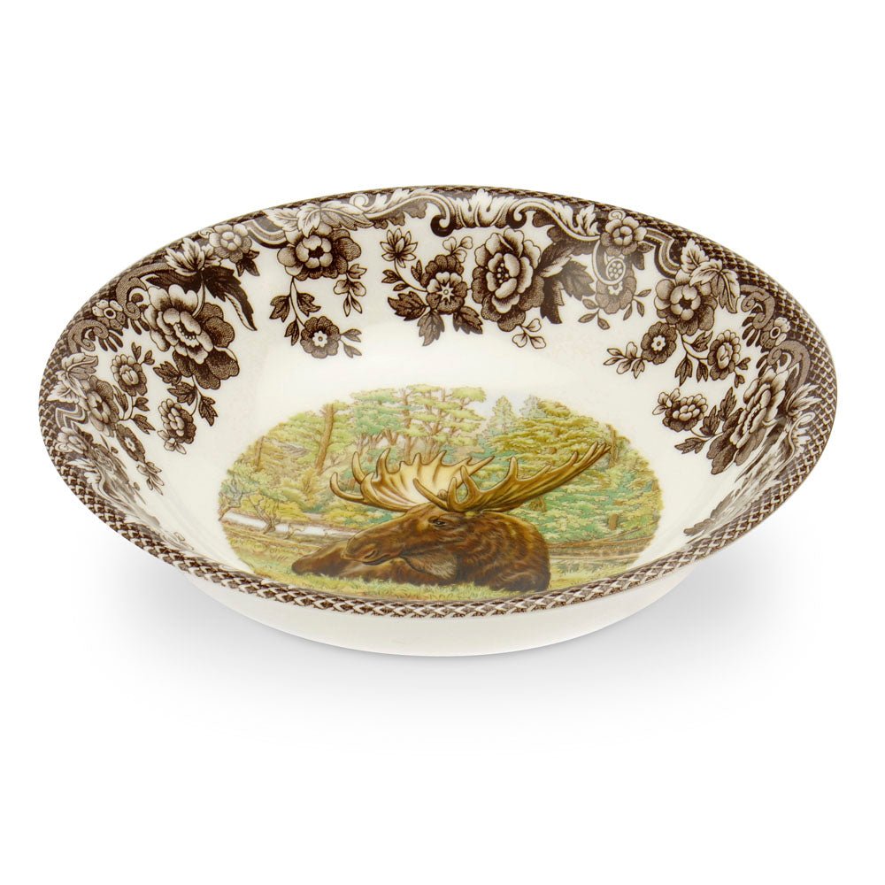Woodland Cereal Bowl 6.25 Inch, Moose - Robert's-SPODE | PORTMERION-Robert's