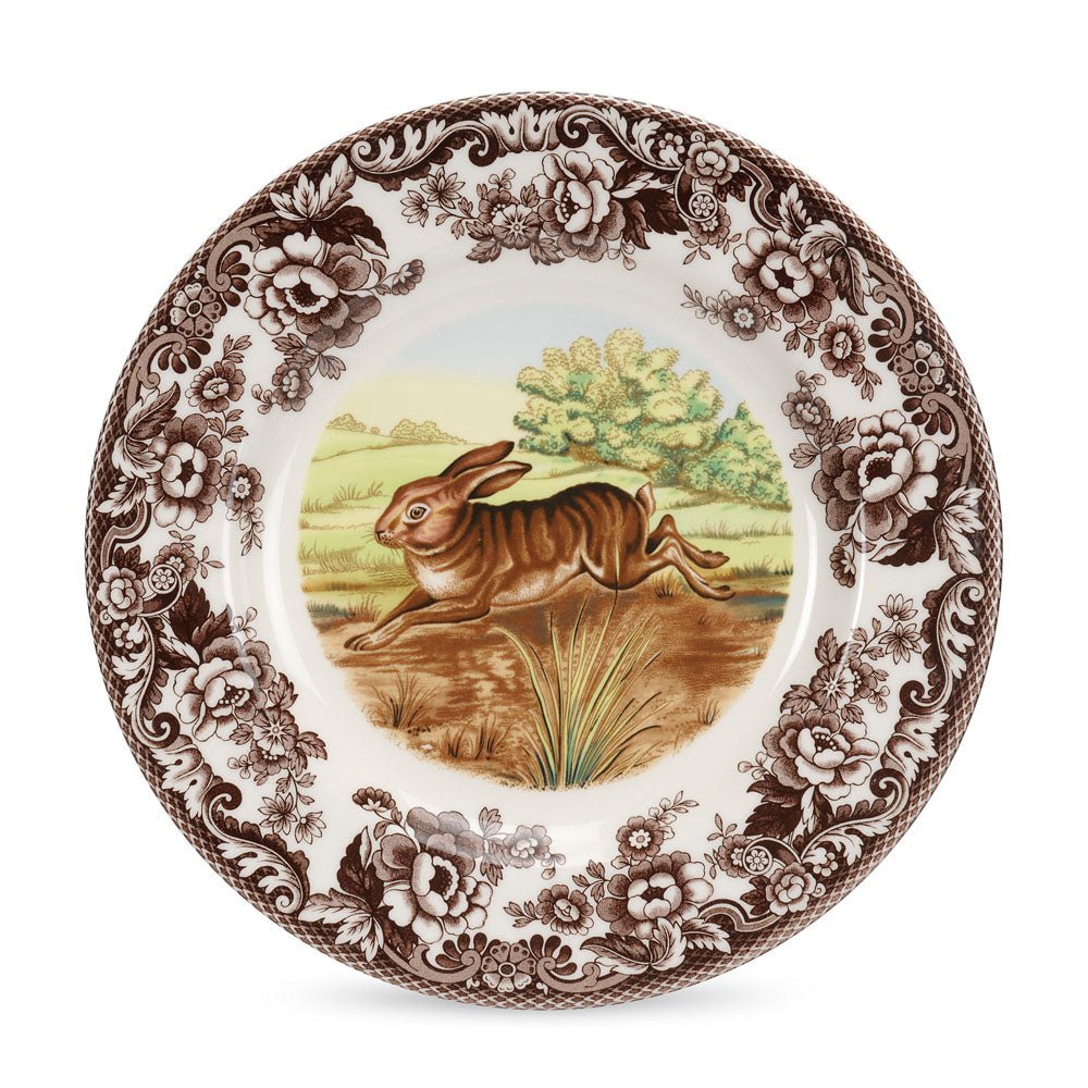 Woodland Dinner Plate 10.5 Inch, Rabbit - Robert's-SPODE | PORTMERION-Robert's