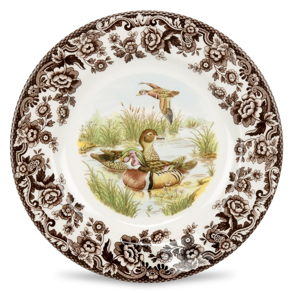 Woodland Dinner Plate 10.5 Inch, Wood Duck - Robert's-SPODE | PORTMERION-Robert's