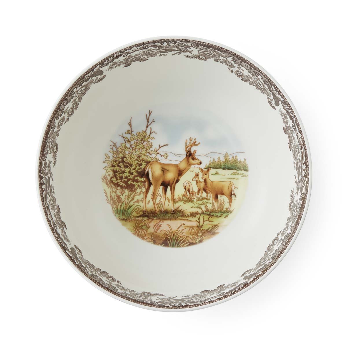 Woodland Salad Bowl, Mule Deer - Robert's-SPODE | PORTMERION-Robert's