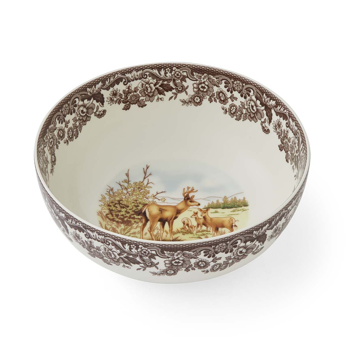 Woodland Salad Bowl, Mule Deer - Robert's-SPODE | PORTMERION-Robert's