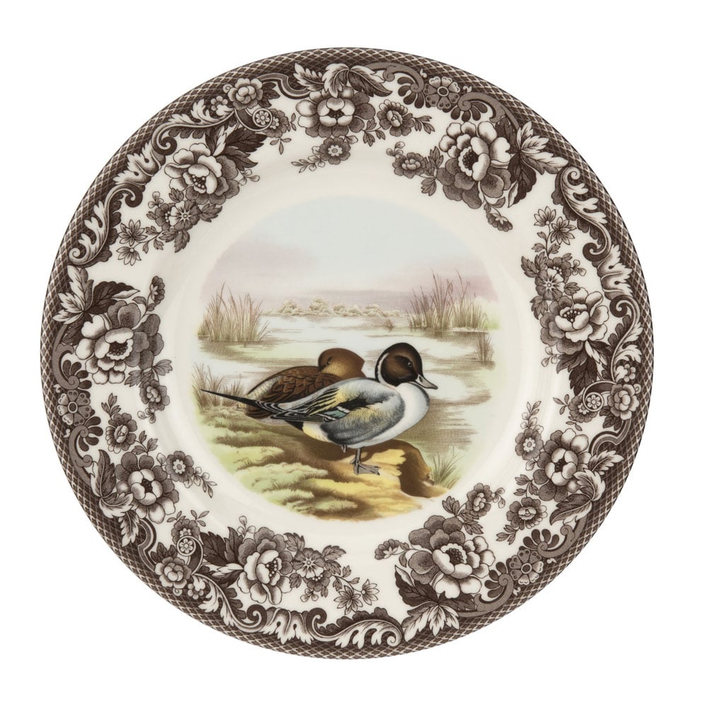 Woodland Salad Plate 8 Inch, Pintail - Robert's-SPODE | PORTMERION-Robert's